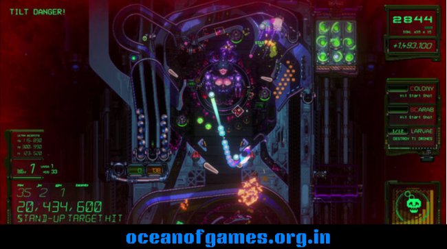 XENOTILT HOSTILE PINBALL ACTION Download PC
